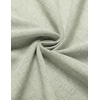 image:imageCOOFANDY Mens Casual Henley Shirt Short Sleeve Band Collar Linen Shirt Summer Beach Hippie TShirtsLight Green