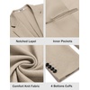 image:imageCOOFANDY Mens Casual Knit Blazer Two Button Lightweight Sport Coats Suit Jacket03light Khaki