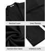 image:imageCOOFANDY Mens Casual Knit Blazer Two Button Lightweight Sport Coats Suit JacketBlack