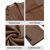 image:imageCOOFANDY Mens Casual Knit Blazer Two Button Lightweight Sport Coats Suit JacketCoffee