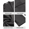 image:imageCOOFANDY Mens Casual Knit Blazer Two Button Lightweight Sport Coats Suit JacketDark Grey