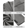 image:imageCOOFANDY Mens Casual Knit Blazer Two Button Lightweight Sport Coats Suit JacketGrey