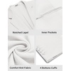 image:imageCOOFANDY Mens Casual Knit Blazer Two Button Lightweight Sport Coats Suit JacketWhite