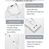 image:imageCOOFANDY Mens Casual Shirt Long Sleeve Casual Button Down Shirt for Men Summer Beach Wedding ShirtWhite