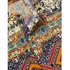 image:imageCOOFANDY Mens Cotton Linen Henley TShirt Long Sleeve Hippie Casual Beach TShirtsGeometric