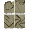 image:imageCOOFANDY Mens Cuban Guayabera Shirt Casual Button Down Shirts Long Sleeve Summer Beach ShirtsGreen