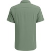 image:imageCOOFANDY Mens Cuban Guayabera Shirt Short Sleeve Button Down Shirts Casual Summer Beach Linen ShirtsArmy Greenwhite Webbing