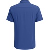 image:imageCOOFANDY Mens Cuban Guayabera Shirt Short Sleeve Button Down Shirts Casual Summer Beach Linen ShirtsBrilliant Blue