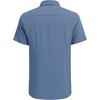 image:imageCOOFANDY Mens Cuban Guayabera Shirt Short Sleeve Button Down Shirts Casual Summer Beach Linen ShirtsGray Blue