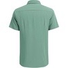 image:imageCOOFANDY Mens Cuban Guayabera Shirt Short Sleeve Button Down Shirts Casual Summer Beach Linen ShirtsMalachite Green