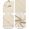 image:imageCOOFANDY Mens Cuban Guayabera Shirt Summer Beach Vacation Shirt Casual Short Sleeve Button Down Resort WearVanilla Ice