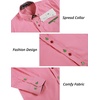 image:imageCOOFANDY Mens Dress Shirt Long Sleeve Casual Button Down Paisley Shirts Party Wedding Dress ShirtPink