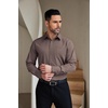 image:imageCOOFANDY Mens Dress Shirts Wrinkle Free Long Sleeve Button Down Shirts Formal Business ShirtBrown