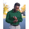 image:imageCOOFANDY Mens Dress Shirts Wrinkle Free Long Sleeve Button Down Shirts Formal Business ShirtDark Green