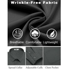 image:imageCOOFANDY Mens Dress Shirts Wrinkle Free Long Sleeve Button Down Shirts Formal Business ShirtDark Grey