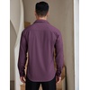 image:imageCOOFANDY Mens Dress Shirts Wrinkle Free Long Sleeve Button Down Shirts Formal Business ShirtDeep Purple
