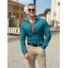 image:imageCOOFANDY Mens Dress Shirts Wrinkle Free Long Sleeve Button Down Shirts Formal Business ShirtLake Blue