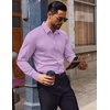 image:imageCOOFANDY Mens Dress Shirts Wrinkle Free Long Sleeve Button Down Shirts Formal Business ShirtLavender