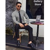 image:imageCOOFANDY Mens Dress Shirts Wrinkle Free Long Sleeve Button Down Shirts Formal Business ShirtLight Grey