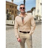 image:imageCOOFANDY Mens Dress Shirts Wrinkle Free Long Sleeve Button Down Shirts Formal Business ShirtLight Khaki