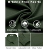 image:imageCOOFANDY Mens Dress Shirts Wrinkle Free Long Sleeve Button Down Shirts Formal Business ShirtOlive Green