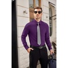 image:imageCOOFANDY Mens Dress Shirts Wrinkle Free Long Sleeve Button Down Shirts Formal Business ShirtPurple