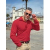 image:imageCOOFANDY Mens Dress Shirts Wrinkle Free Long Sleeve Button Down Shirts Formal Business ShirtRed