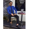 image:imageCOOFANDY Mens Dress Shirts Wrinkle Free Long Sleeve Button Down Shirts Formal Business ShirtRoyal Blue