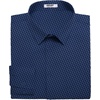 image:imageCOOFANDY Mens Dress Shirts Wrinkle Free Long Sleeve Button Down Shirts Formal Business ShirtWhite Patterned Blue