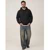 image:imageCOOFANDY Mens Fleece Hoodie Long Sleeve Hooded Sweatshirt Casual Basic Essential Drawstring Pullover Hoodie With PocketBlack