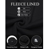 image:imageCOOFANDY Mens Fleece Hoodie Long Sleeve Hooded Sweatshirt Casual Basic Essential Drawstring Pullover Hoodie With PocketBlack