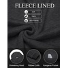 image:imageCOOFANDY Mens Fleece Hoodie Long Sleeve Hooded Sweatshirt Casual Basic Essential Drawstring Pullover Hoodie With PocketDark Gray