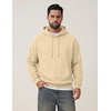 image:imageCOOFANDY Mens Fleece Hoodie Long Sleeve Hooded Sweatshirt Casual Basic Essential Drawstring Pullover Hoodie With PocketKhaki