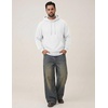 image:imageCOOFANDY Mens Fleece Hoodie Long Sleeve Hooded Sweatshirt Casual Basic Essential Drawstring Pullover Hoodie With PocketWhite