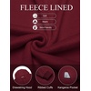 image:imageCOOFANDY Mens Fleece Hoodie Long Sleeve Hooded Sweatshirt Casual Basic Essential Drawstring Pullover Hoodie With PocketWine Red