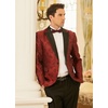 image:imageCOOFANDY Mens Floral Paisley Formal Tuxedo Suit Jacket Dress Dinner Party Prom Weeding Blazer