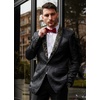 image:imageCOOFANDY Mens Floral Suit Jacket Shawl Lapel Slim Fit Stylish Blazer Dress Suit Prom Party Wedding Blazer