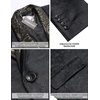 image:imageCOOFANDY Mens Floral Suit Jacket Shawl Lapel Slim Fit Stylish Blazer Dress Suit Prom Party Wedding Blazer
