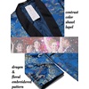 image:imageCOOFANDY Mens Floral Tuxedo Jacket Luxury Embroidered Stylish Suit Blazer Jacket for Wedding Party DinnerDark Blue