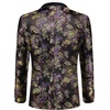 image:imageCOOFANDY Mens Floral Tuxedo Jacket Luxury Embroidered Stylish Suit Blazer Jacket for Wedding Party DinnerFlowerblack