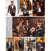 image:imageCOOFANDY Mens Floral Tuxedo Jackets Slim Fit Suit Blazer Jacket for Wedding Dinner PromBlue