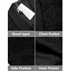 image:imageCOOFANDY Mens Floral Tuxedo Suit Jacket Slim Fit Dinner Jacket Party Prom Wedding Blazer JacketsBlack