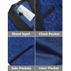 image:imageCOOFANDY Mens Floral Tuxedo Suit Jacket Slim Fit Dinner Jacket Party Prom Wedding Blazer JacketsBlue Jacquard 