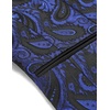 image:imageCOOFANDY Mens Floral Tuxedo Suit Jacket Slim Fit Dinner Jacket Party Prom Wedding Blazer JacketsBlue Paisley