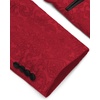 image:imageCOOFANDY Mens Floral Tuxedo Suit Jacket Slim Fit Dinner Jacket Party Prom Wedding Blazer JacketsRed