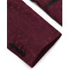 image:imageCOOFANDY Mens Floral Tuxedo Suit Jacket Slim Fit Dinner Jacket Party Prom Wedding Blazer JacketsWine Red