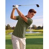 image:imageCOOFANDY Mens Golf Polo Shirts Short Sleeve Quick Dry Moisture Wicking Performance Collared Golf Shirt for MenArmy Green