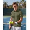 image:imageCOOFANDY Mens Golf Polo Shirts Short Sleeve Quick Dry Moisture Wicking Performance Collared Golf Shirt for MenArmy Green