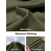 image:imageCOOFANDY Mens Golf Polo Shirts Short Sleeve Quick Dry Moisture Wicking Performance Collared Golf Shirt for MenArmy Green