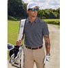 image:imageCOOFANDY Mens Golf Polo Shirts Short Sleeve Quick Dry Moisture Wicking Performance Collared Golf Shirt for MenDark Grey